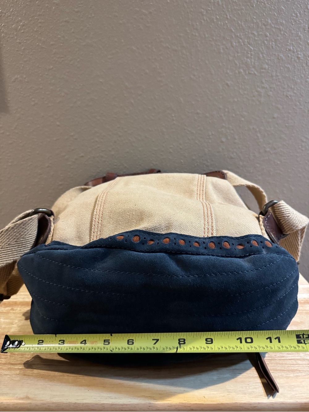 Lucky Brand Canvas and Leather Backpack - Picture 5 of 13